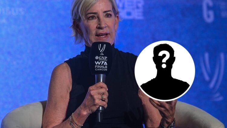 Chris Evert speaking at the 2023 WTA Finals