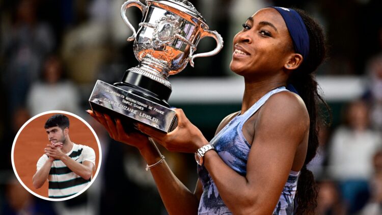 Carlos Alcaraz congratulates Coco Gauff on winning the French Open
