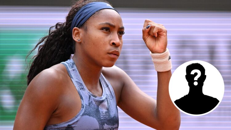 Coco Gauff in action at the French Open
