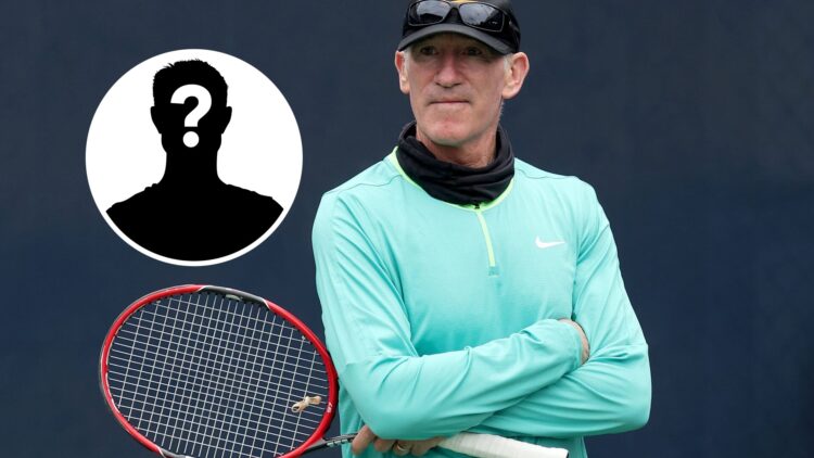 Brad Gilbert looks on ahead of the US Open in 2023.