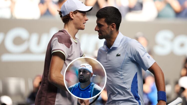 Nick Kyrgios predicts French Open semi-final between Novak Djokovic and Jannik Sinner