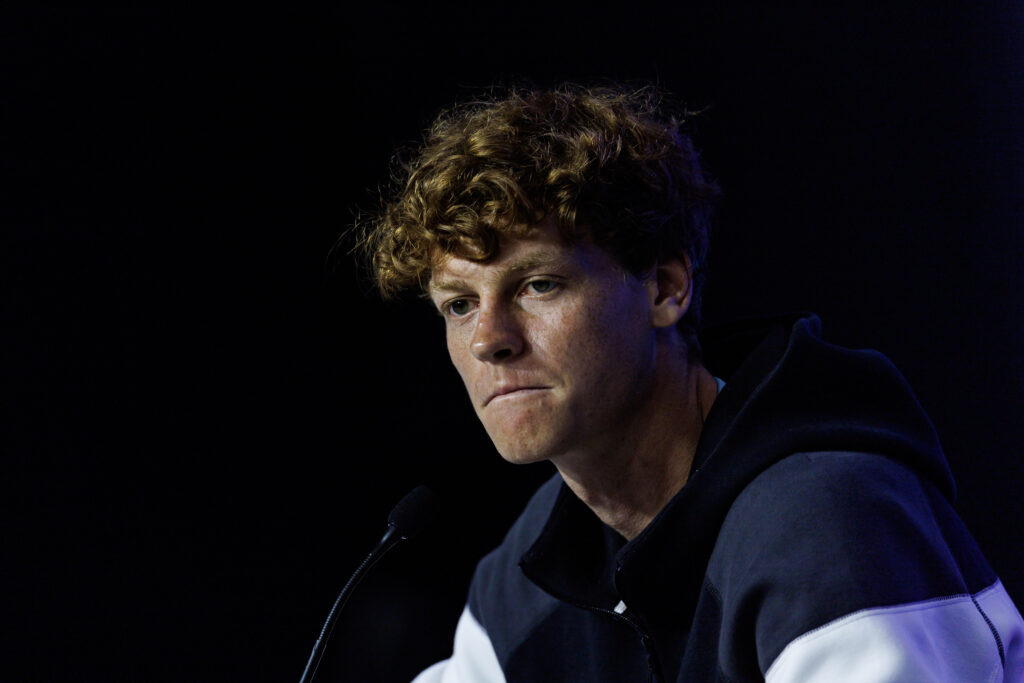 Jannik Sinner speaks to the media ahead of the 2024 US Open