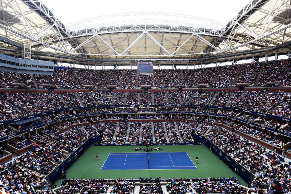 Arthur Ashe Stadium.