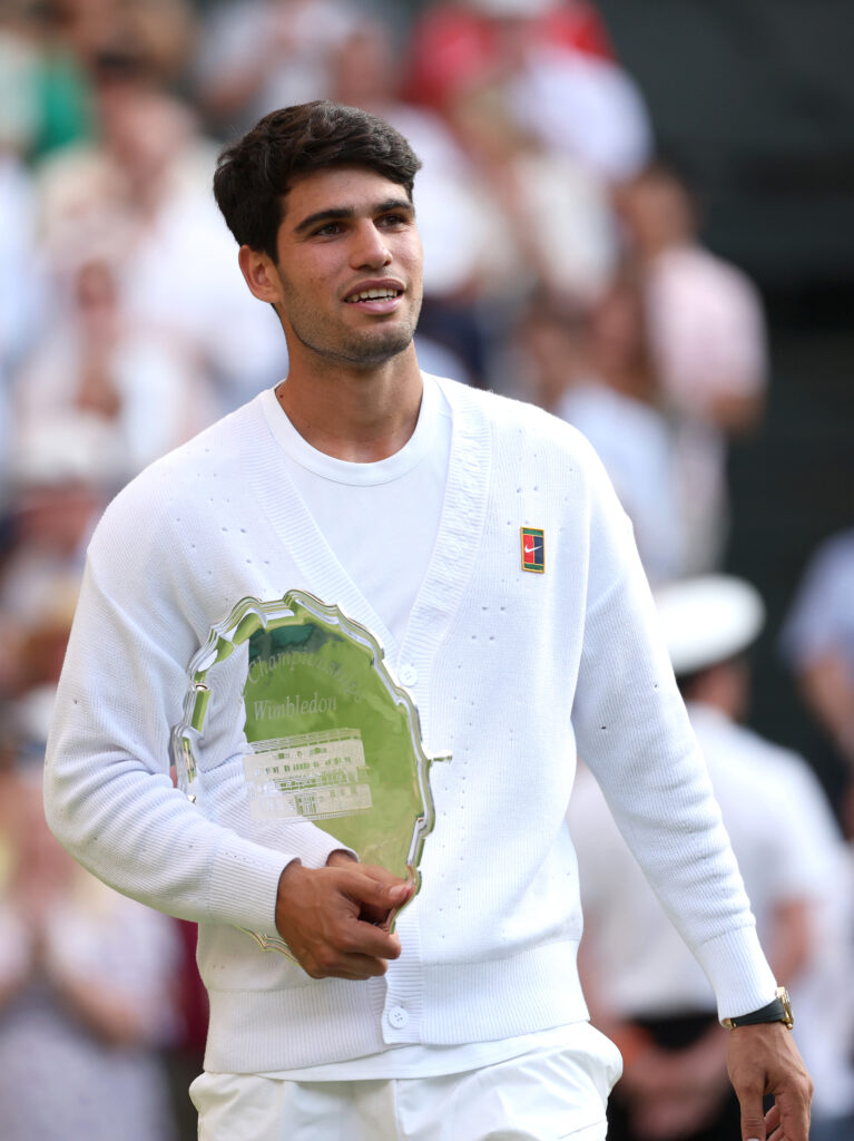 Carlos Alcaraz finishes second at Wimbledon