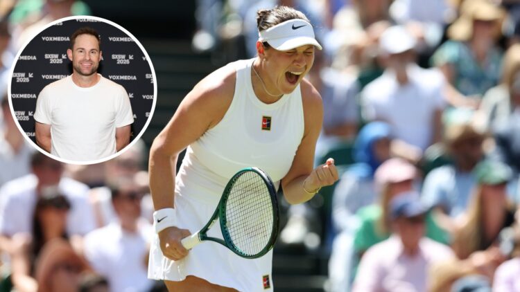 Andy Roddick praises Amanda Anisimova for the improvements in her game after she reaches the semi-finals