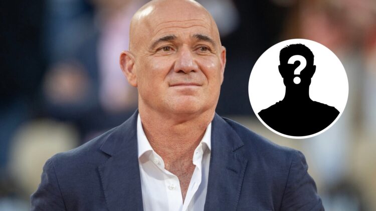 Andre Agassi at the French Open in 2025.