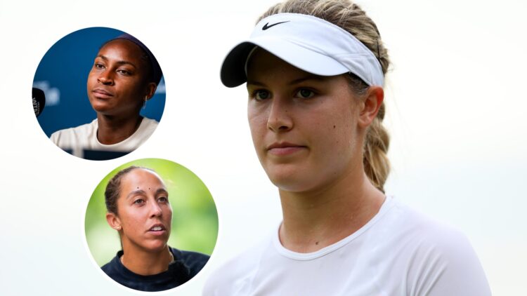 ng on at Wimbledon with an inset of Coco Gauff at the Canadian Open and an inset of Madison Keys at the Berlin Open.