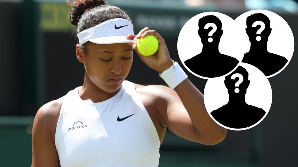 Naomi Osaka during her Ladies' Singles Third Round match against Anastasia Pavlyuchenkova during day five of The Championships Wimbledon 2025 at Al...