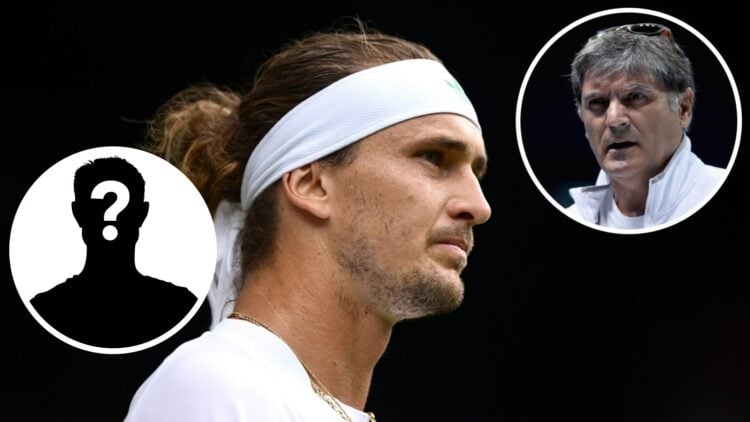 Main is Alexander Zverev with Toni Nadal as an inset