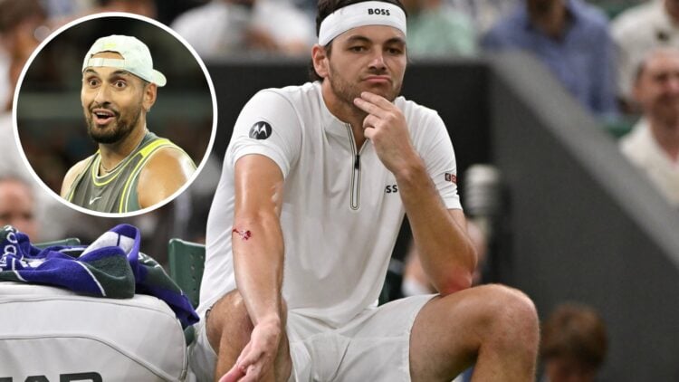 Nick Kyrgios thinks Taylor Fritz can go far at Wimbledon this year