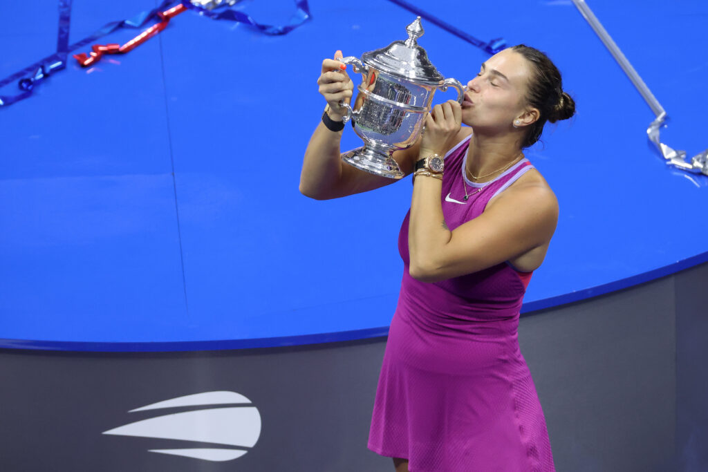 Aryna Sabalenka winning 2024 US Open - Day 13