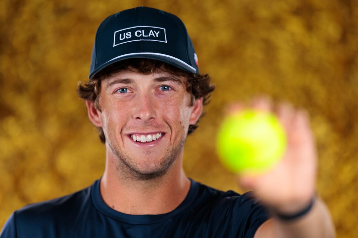 HOUSTON, TEXAS - MARCH 30: Brandon Holt of the United States poses for a portrait during the qualifying round of the Fayez Sarofim & Co. U.S. M...
