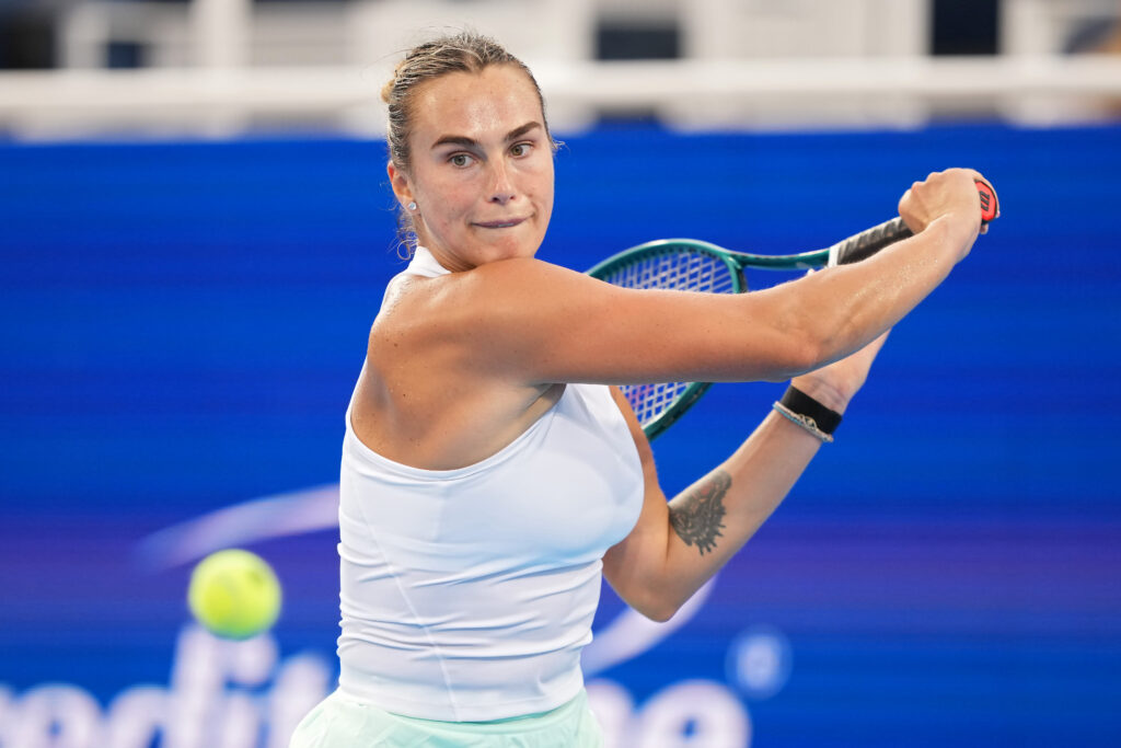 Aryna Sabalenka at the Cincinnati Open in 2025.