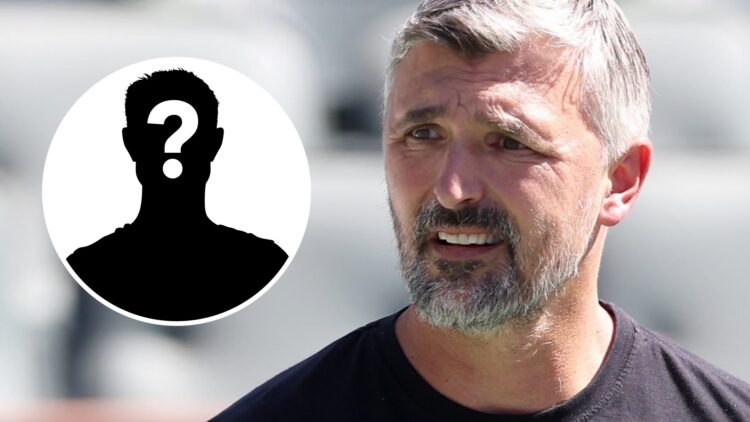 Goran Ivanisevic looking on at the 2024 Indian Wells tournament, with a mystery inset.