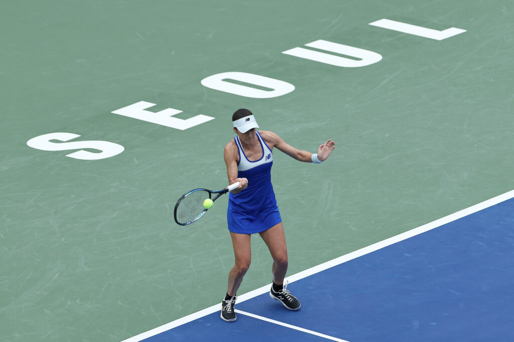 Sorana Cirstea plays at the 2025 Korea Open