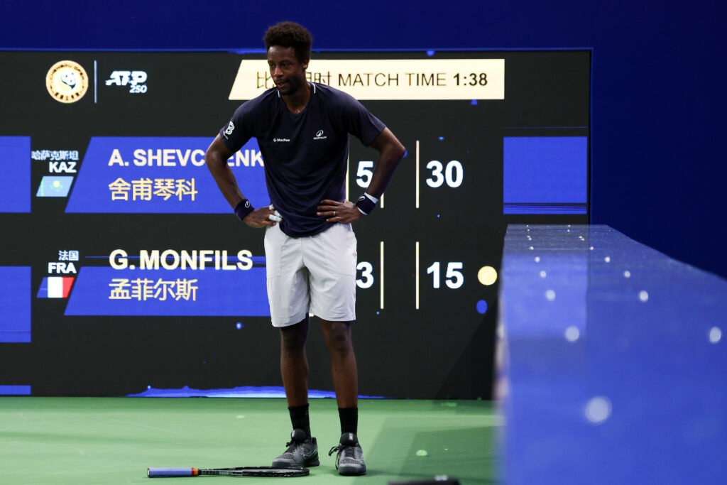 Gael Monfils at the Chengdu Open.