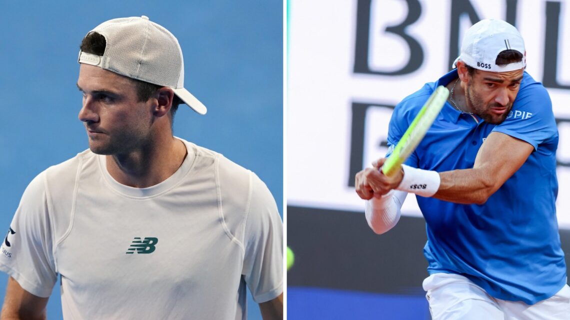 Left: Tommy Paul and Right: Matteo Berrettini
