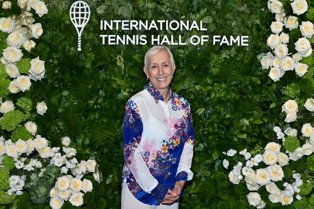 Martina Navratilova attends the Legends Ball benefitting the International Tennis Hall of Fame at The Ziegfeld Ballroom.