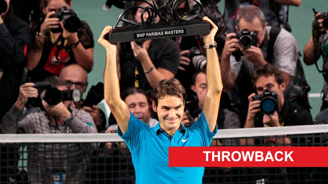 Roger Federer wins the Paris Masters in 20211