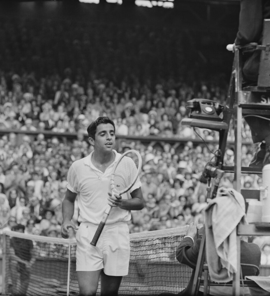 Rafael Osuna pictured at Wimbledon in 1963