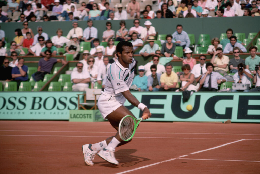 Ronald Agenor pictured during the 1988 French Open