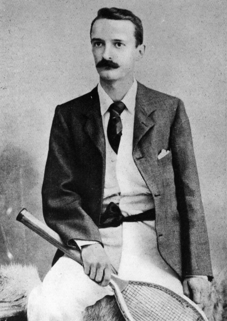 Wilfred Baddeley pictured in 1891
