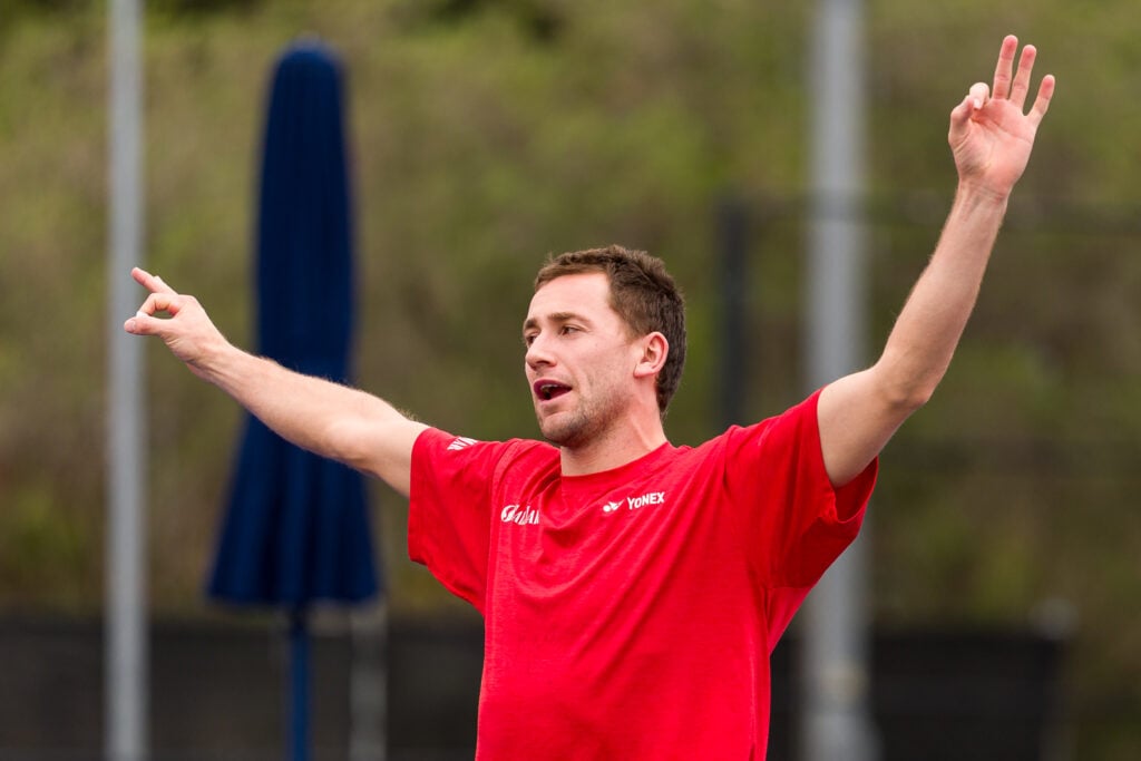 Casper Ruud pictured in training ahead of the 2026 United Cup