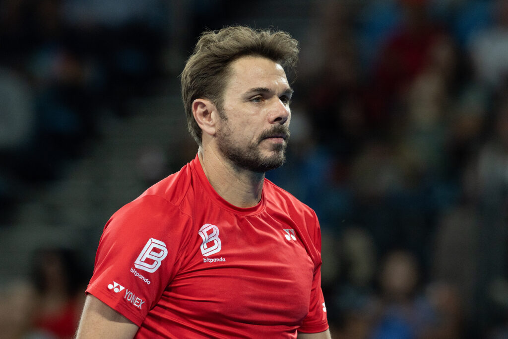 Stan Wawrinka looks on during the 2026 United Cup
