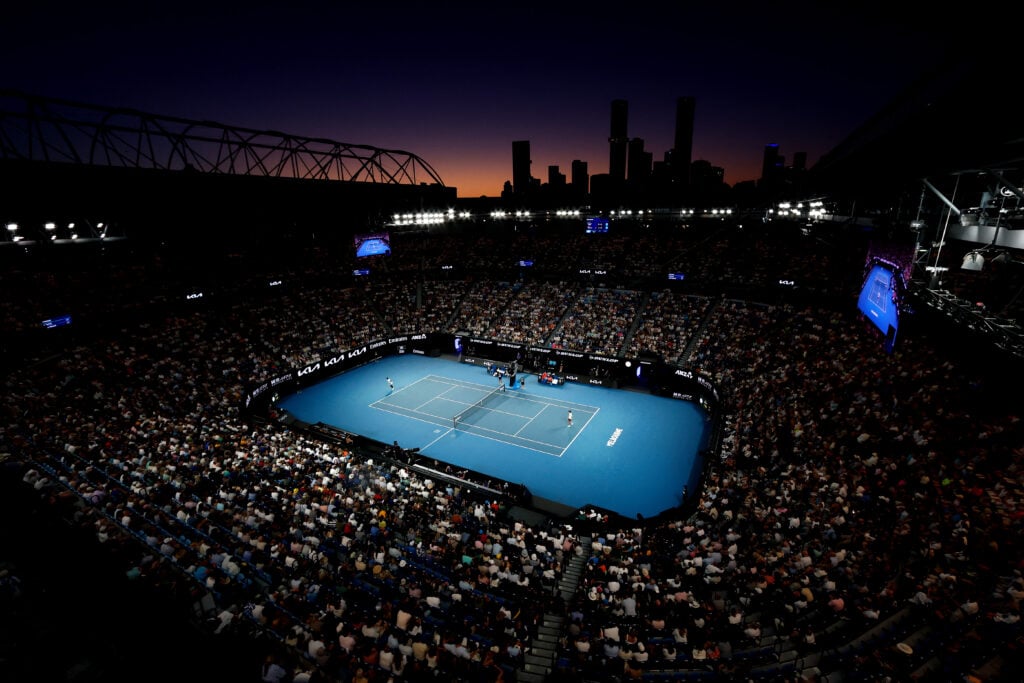 A view of Rod Laver Arena during the 2026 tournament.