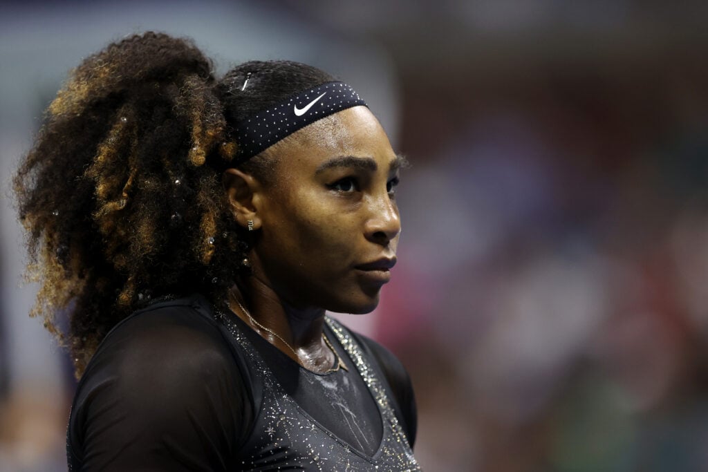 Serena Williams pictured during the 2022 US Open