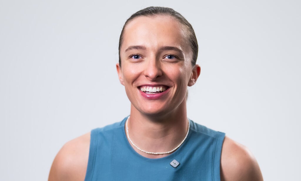 Iga Swiatek pictured at Indian Wells in 2026
