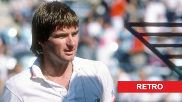 Image of Jimmy Connors at the 1983 US Open