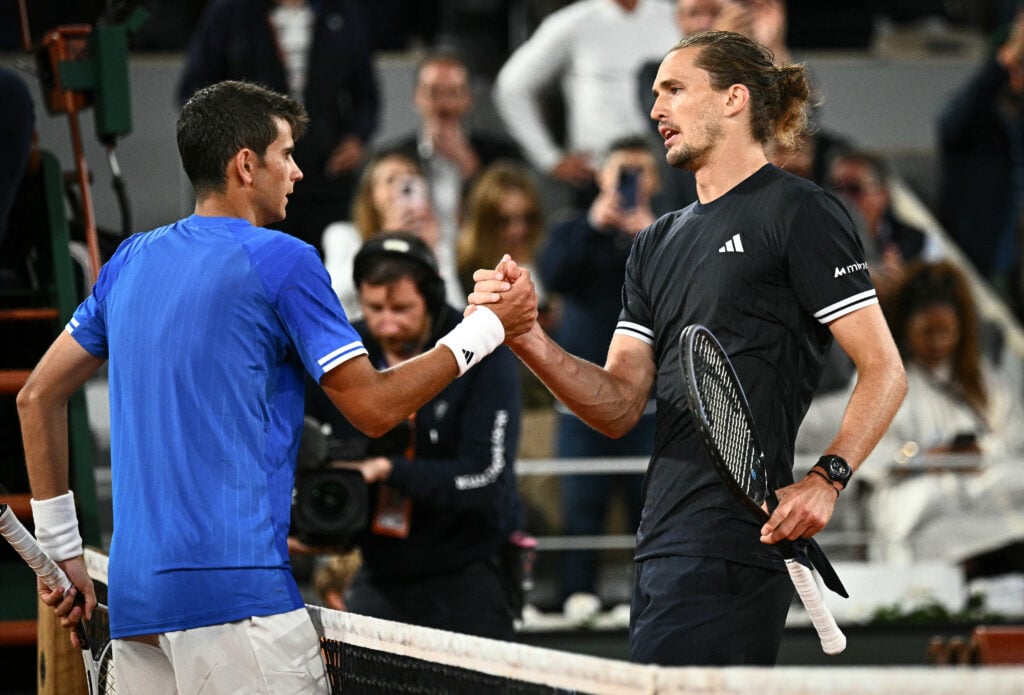 Rafa Jodar responds when asked if he thinks Alexander Zverev is the favorite to win Roland Garros now