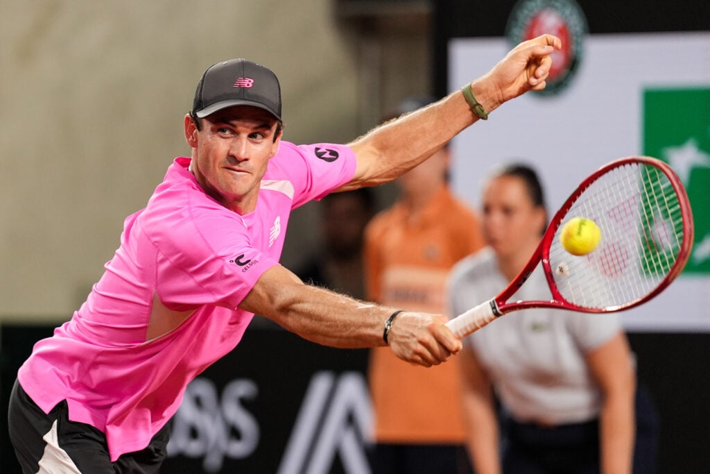 Tommy Paul plays at the 2026 French Open