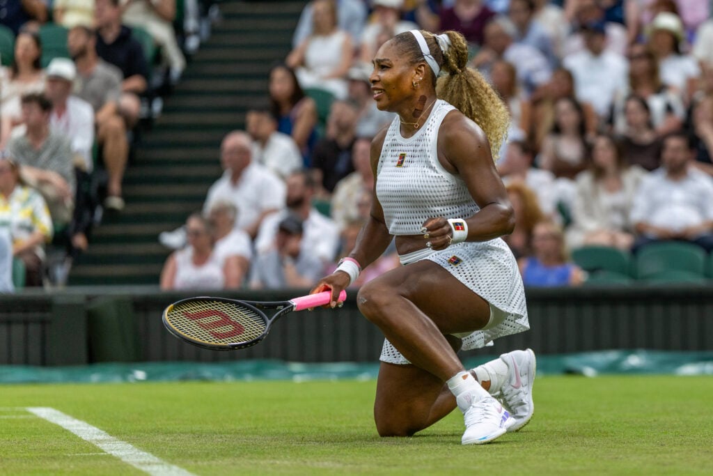 Serena Williams plays at Wimbledon 2026